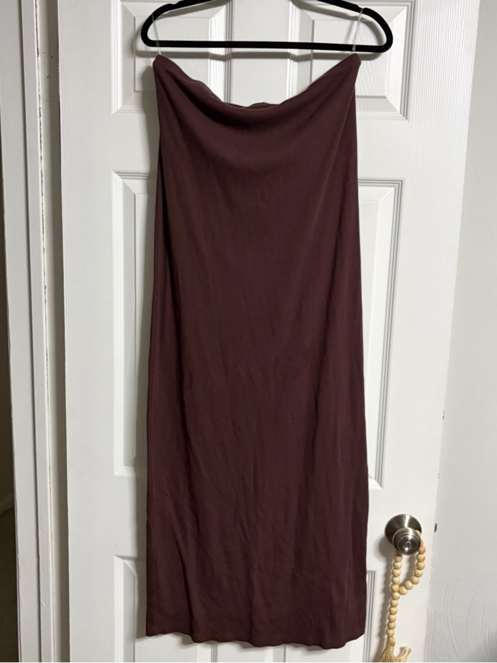 a new day Strapless Maxi Dress in Brown